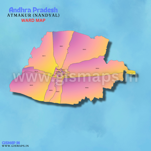 ATMAKUR (NANDYAL) (Andhra Pradesh) Ward map